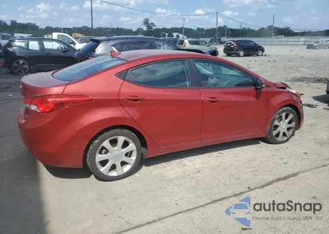 2012 Hyundai Elantra Gls from USA, damaged, VIN KMHDH4AE8CU426071